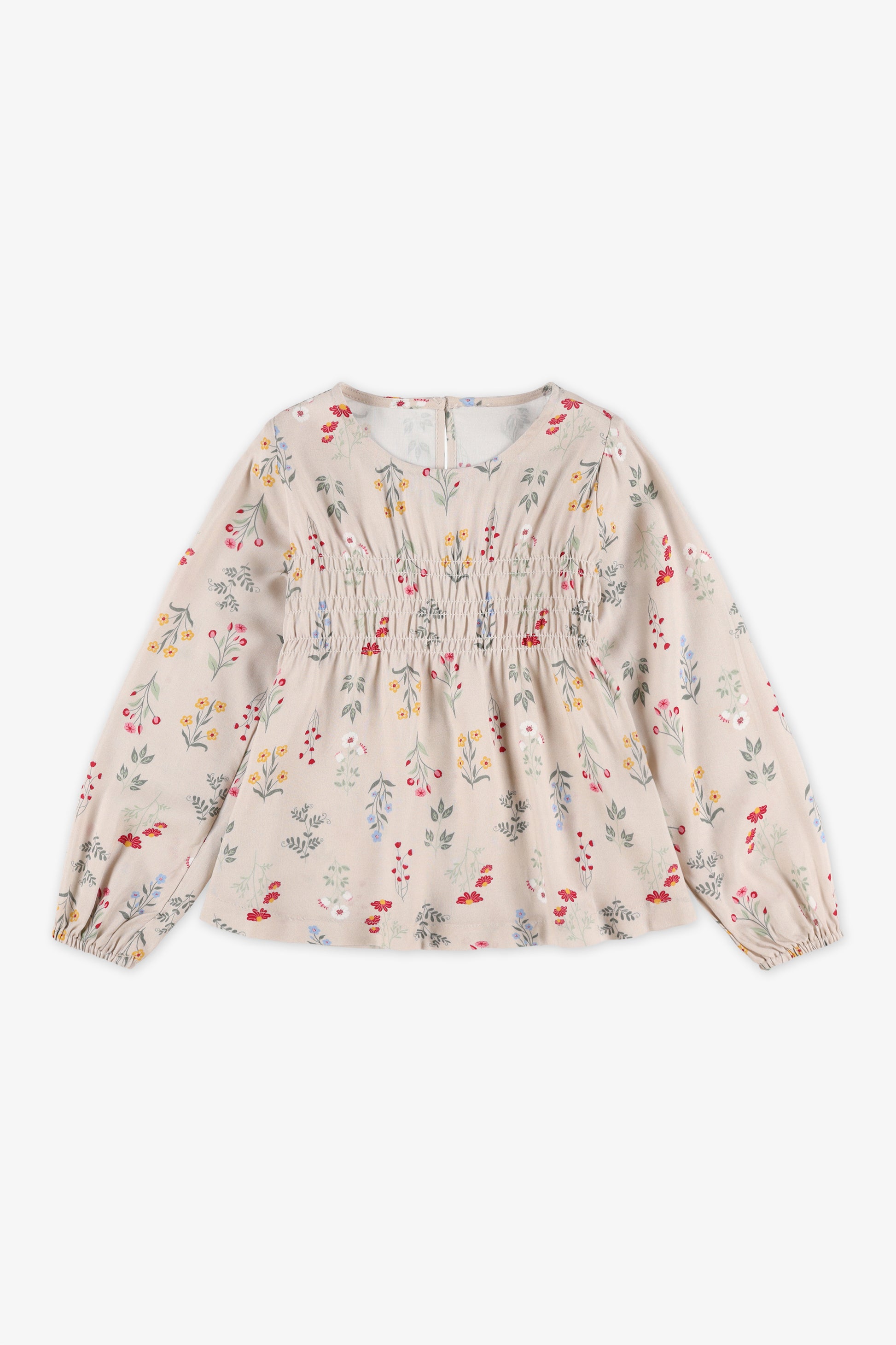 Chemisier - Enfant fille && BEIGE/MULTI