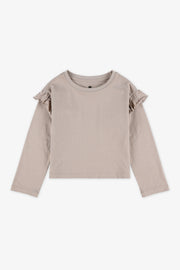 Chandail léger - Enfant fille && TAUPE