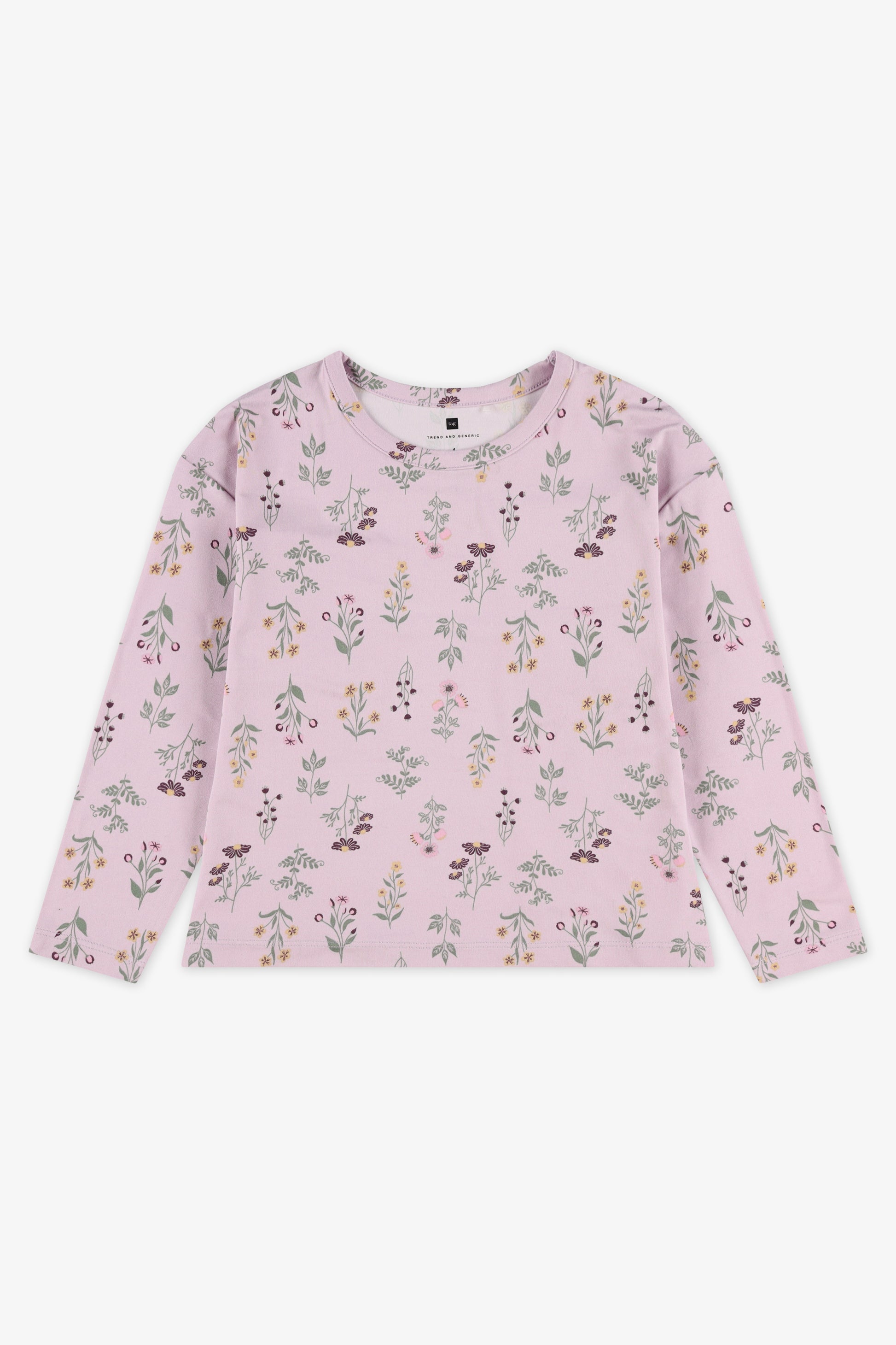 Chandail léger 2/20$ - Enfant fille && LILAS MULTI