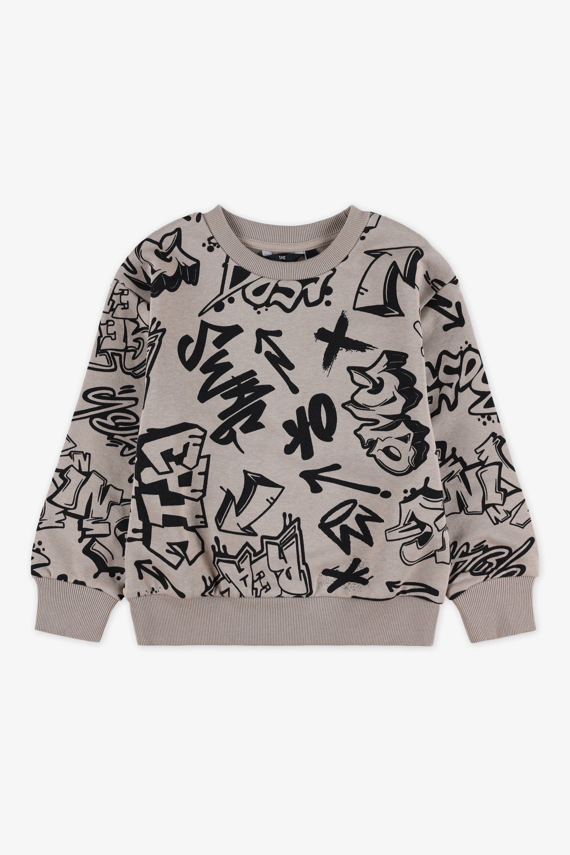 Chandail ouaté - Enfant garçon && TAUPE MULTI