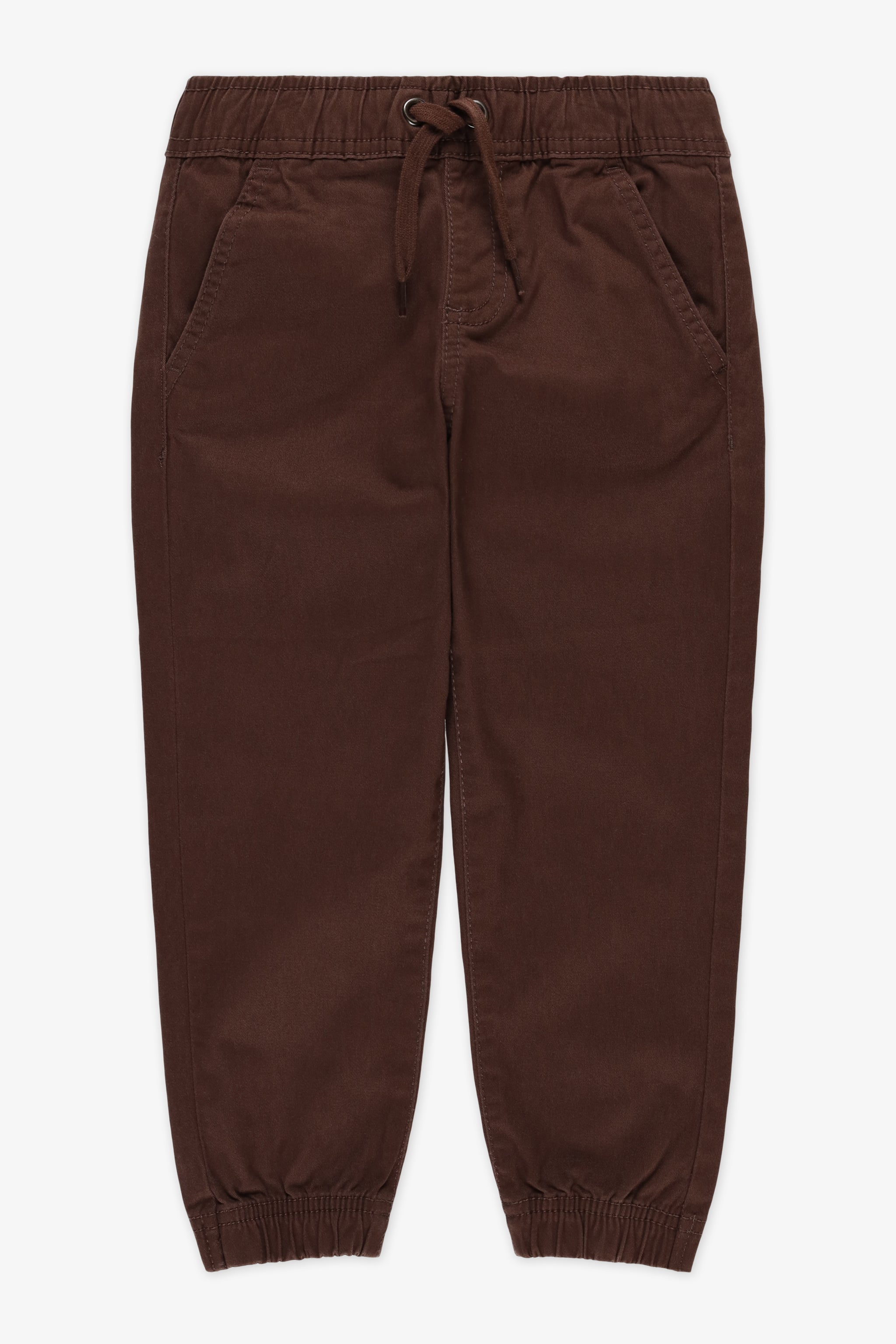 Pantalon twill 2/40$ - Enfant garçon && BRUN