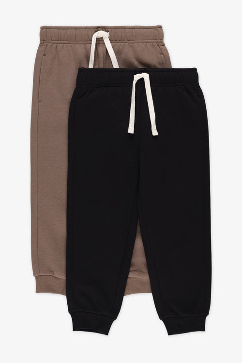 Pantalon ouaté - Enfant garçon && NOIR