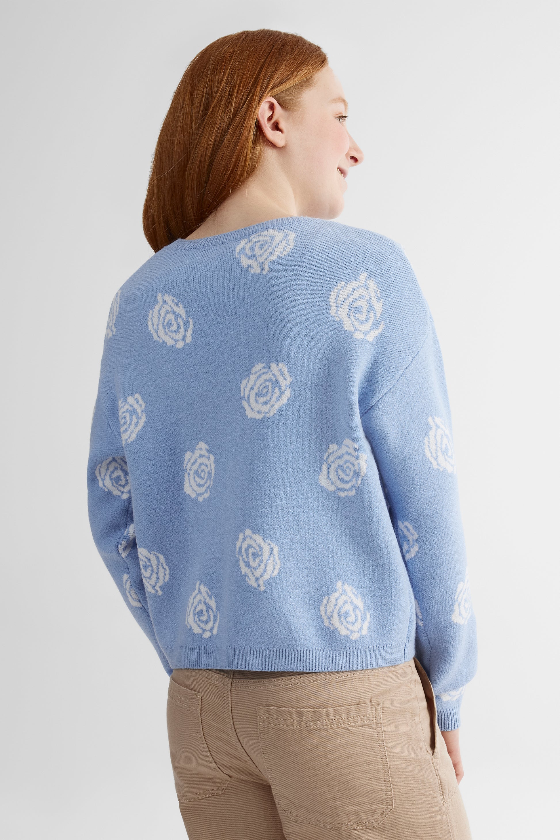 Chandail en tricot - Ado fille && BLEU