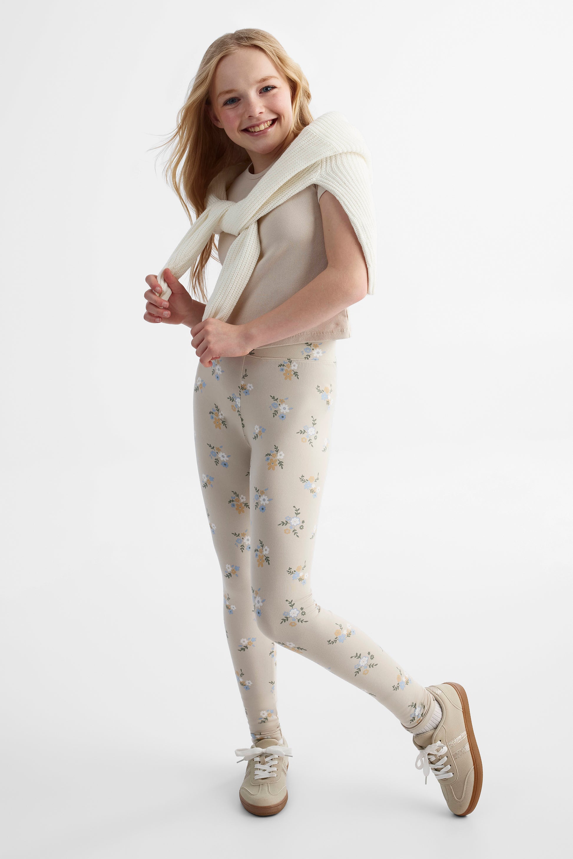 Legging 2/25$ - Ado fille && BEIGE/MULTI
