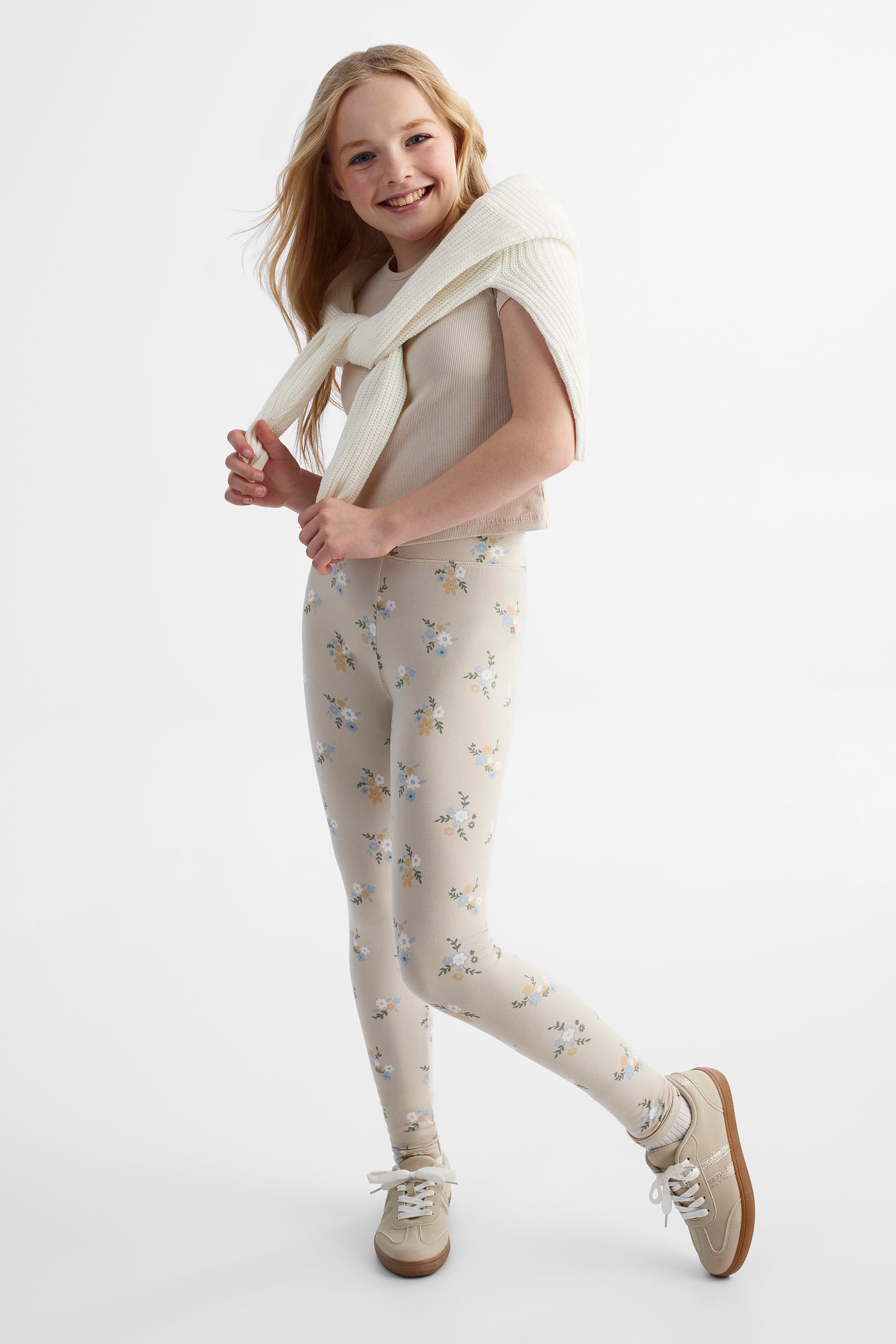 Legging 2/25$ - Ado fille && BEIGE/MULTI