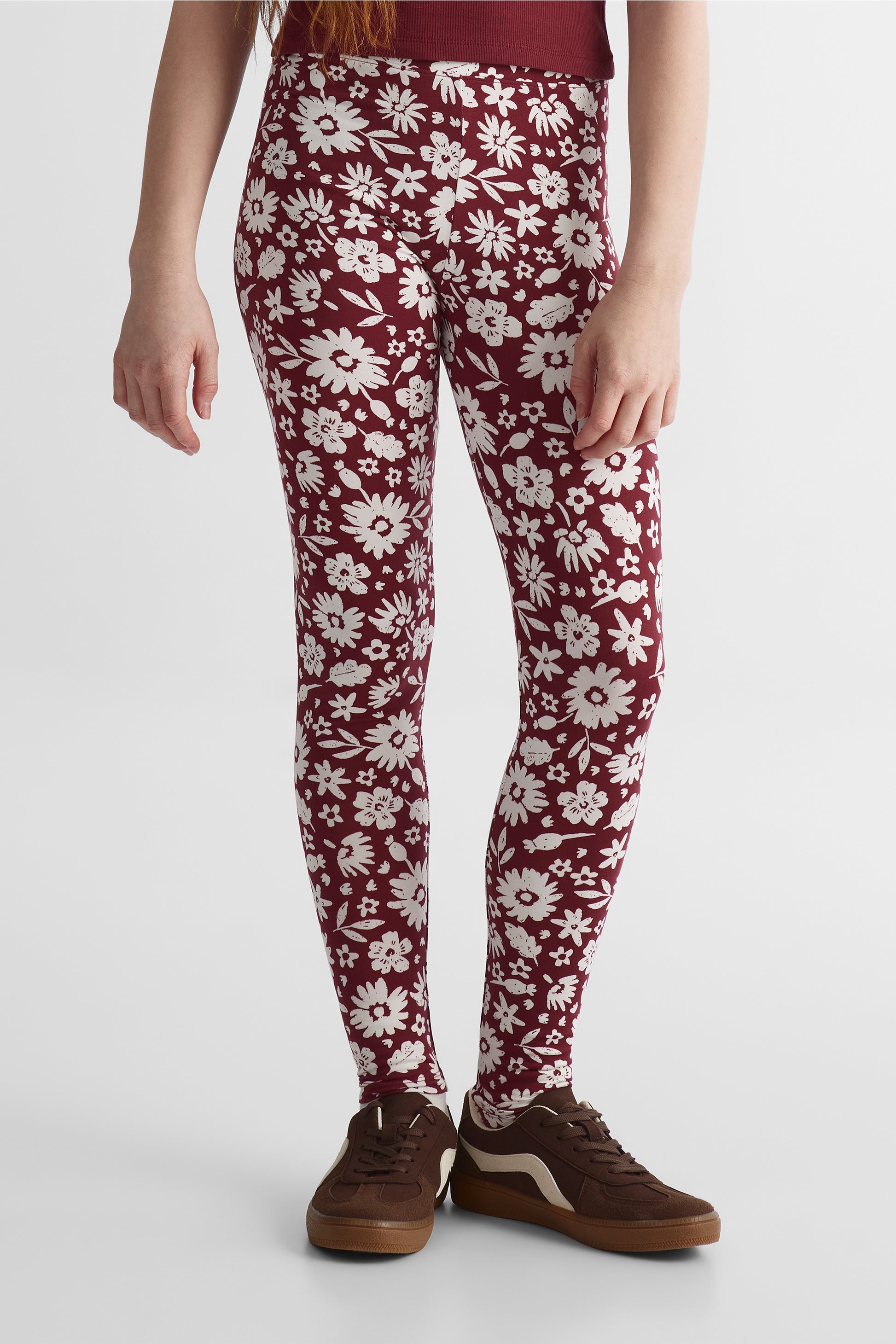 Legging 2/25$ - Ado fille && BOURGOGNE MULTI