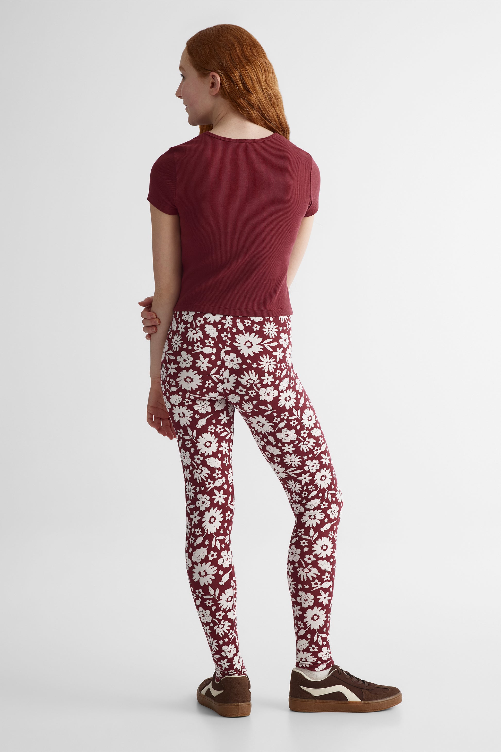 Legging 2/25$ - Ado fille && BOURGOGNE MULTI
