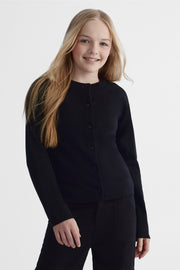Veste en tricot - Ado fille && NOIR