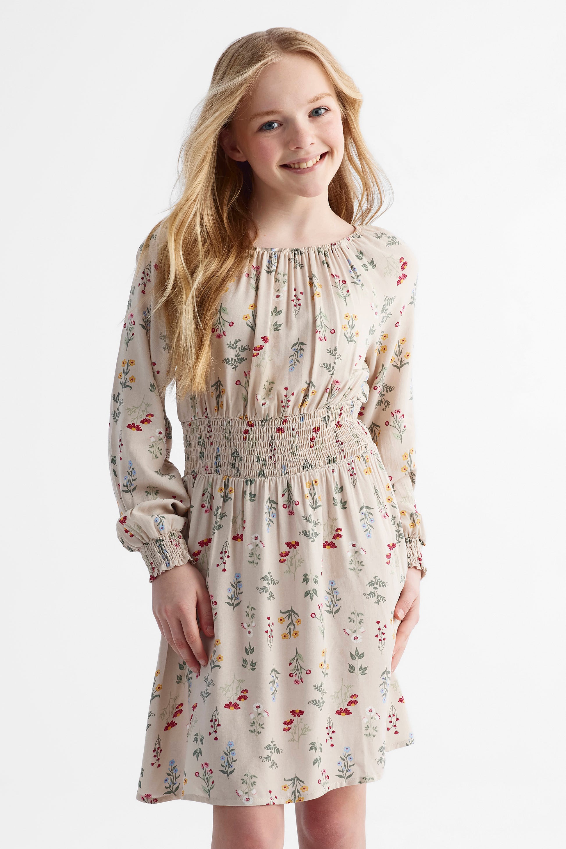 Robe - Ado fille && BEIGE/MULTI