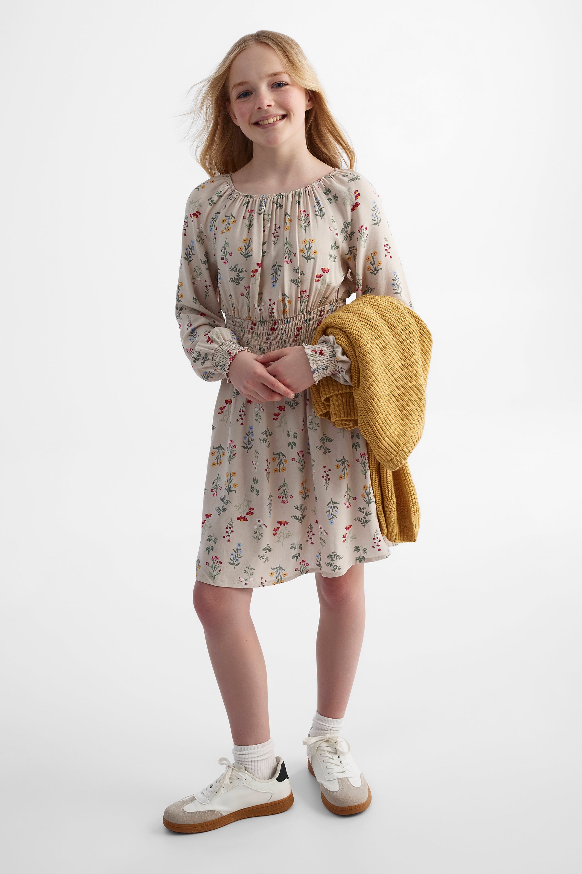 Robe - Ado fille && BEIGE/MULTI