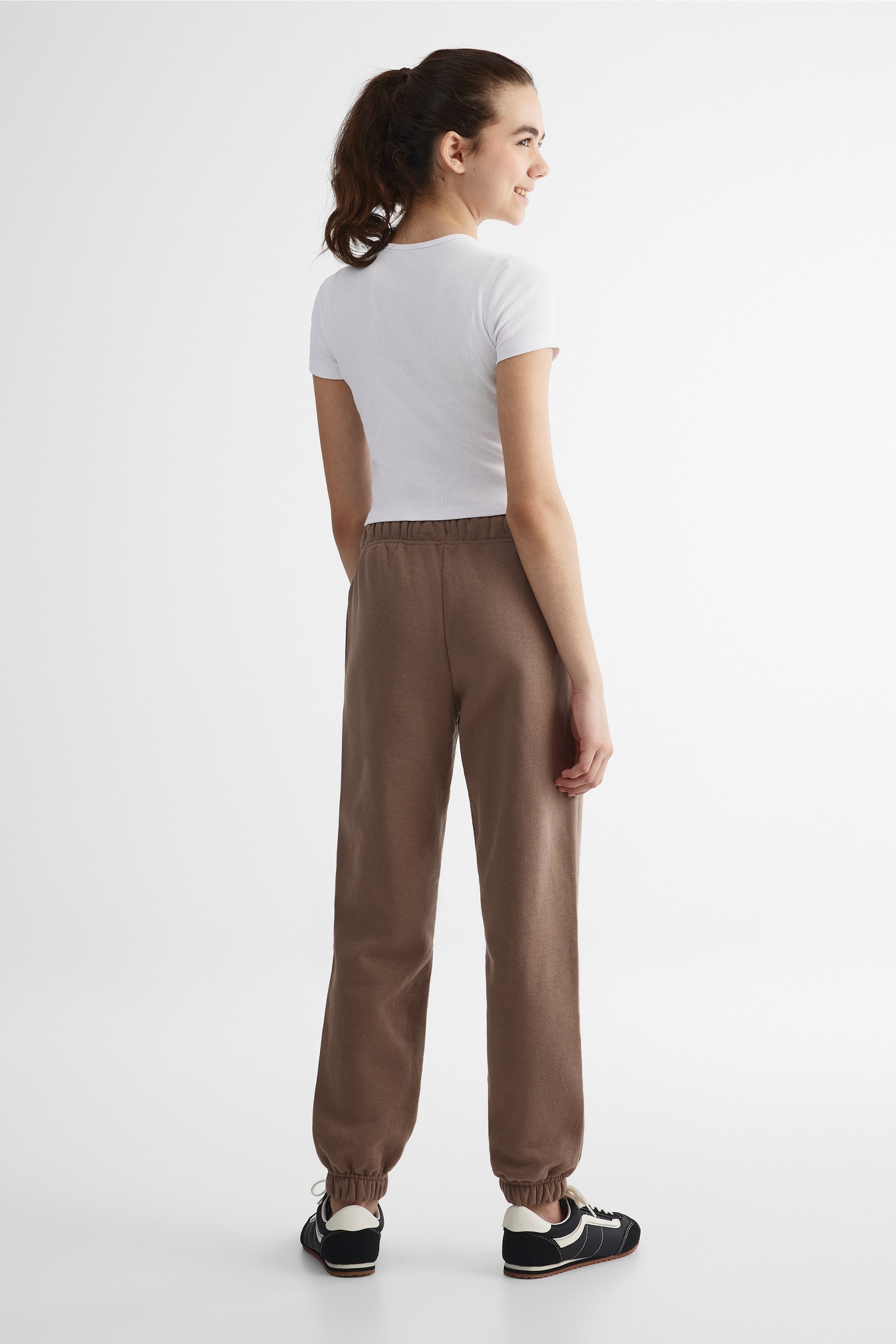 Pantalon ouaté - Ado fille && BRUN