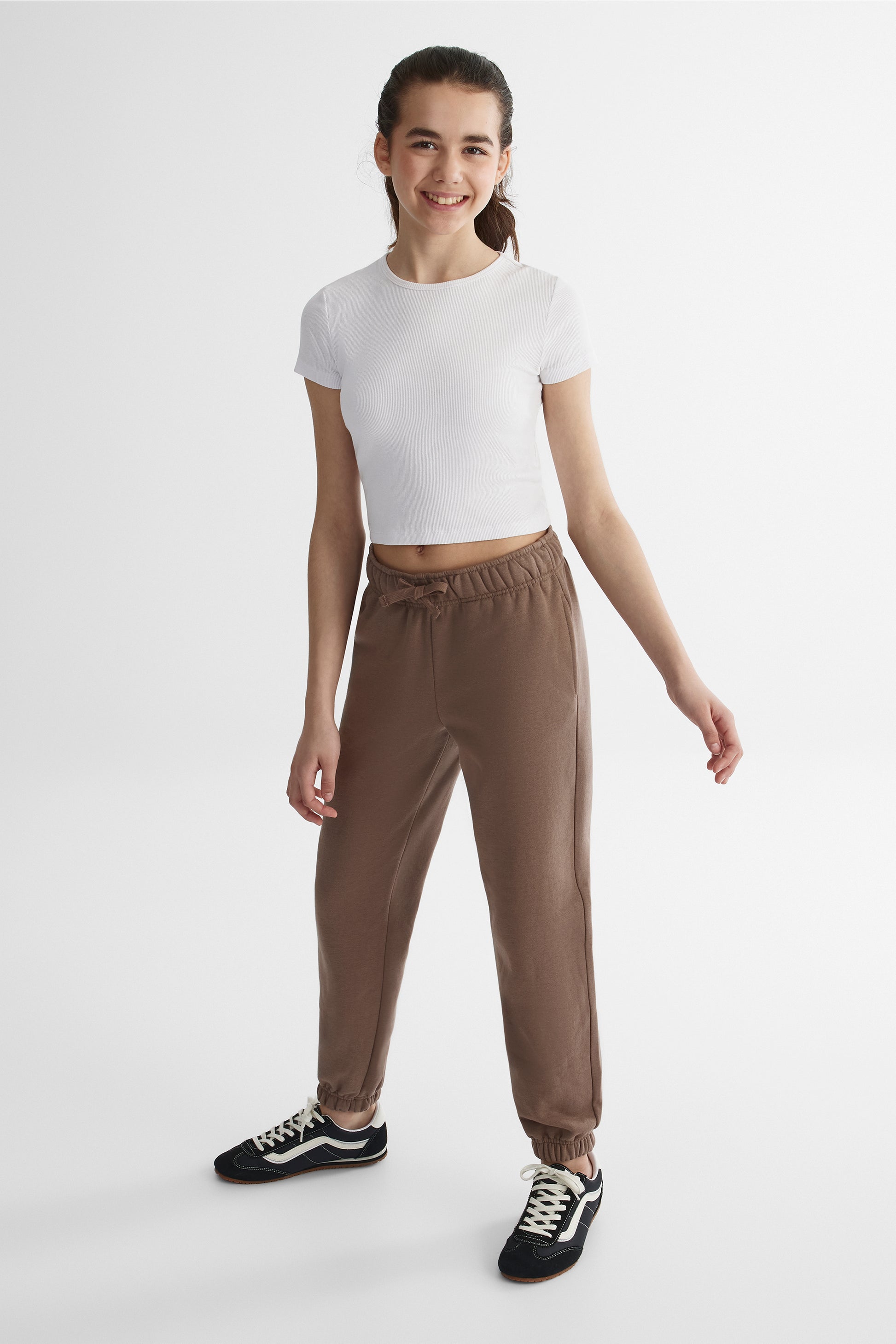 Pantalon ouaté - Ado fille && BRUN