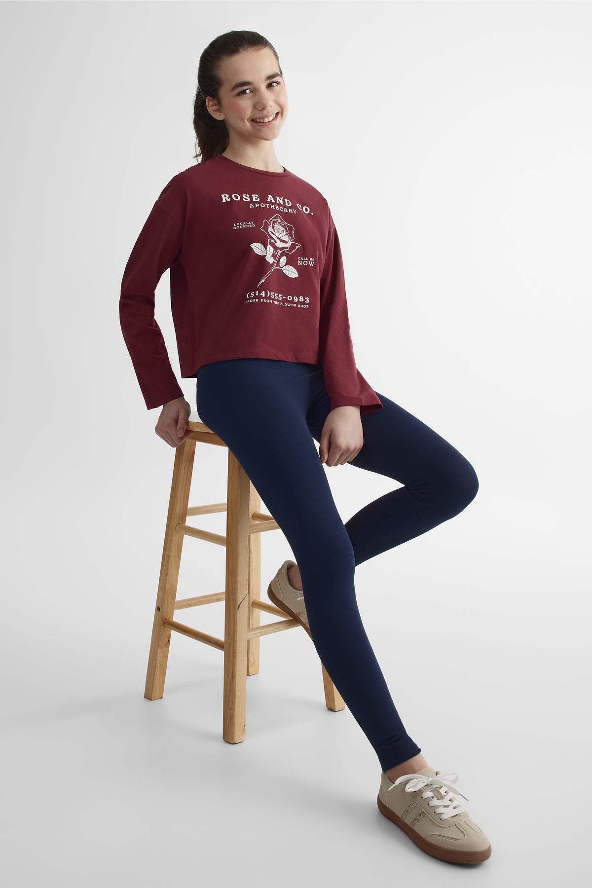 Legging - Ado fille && MARIN