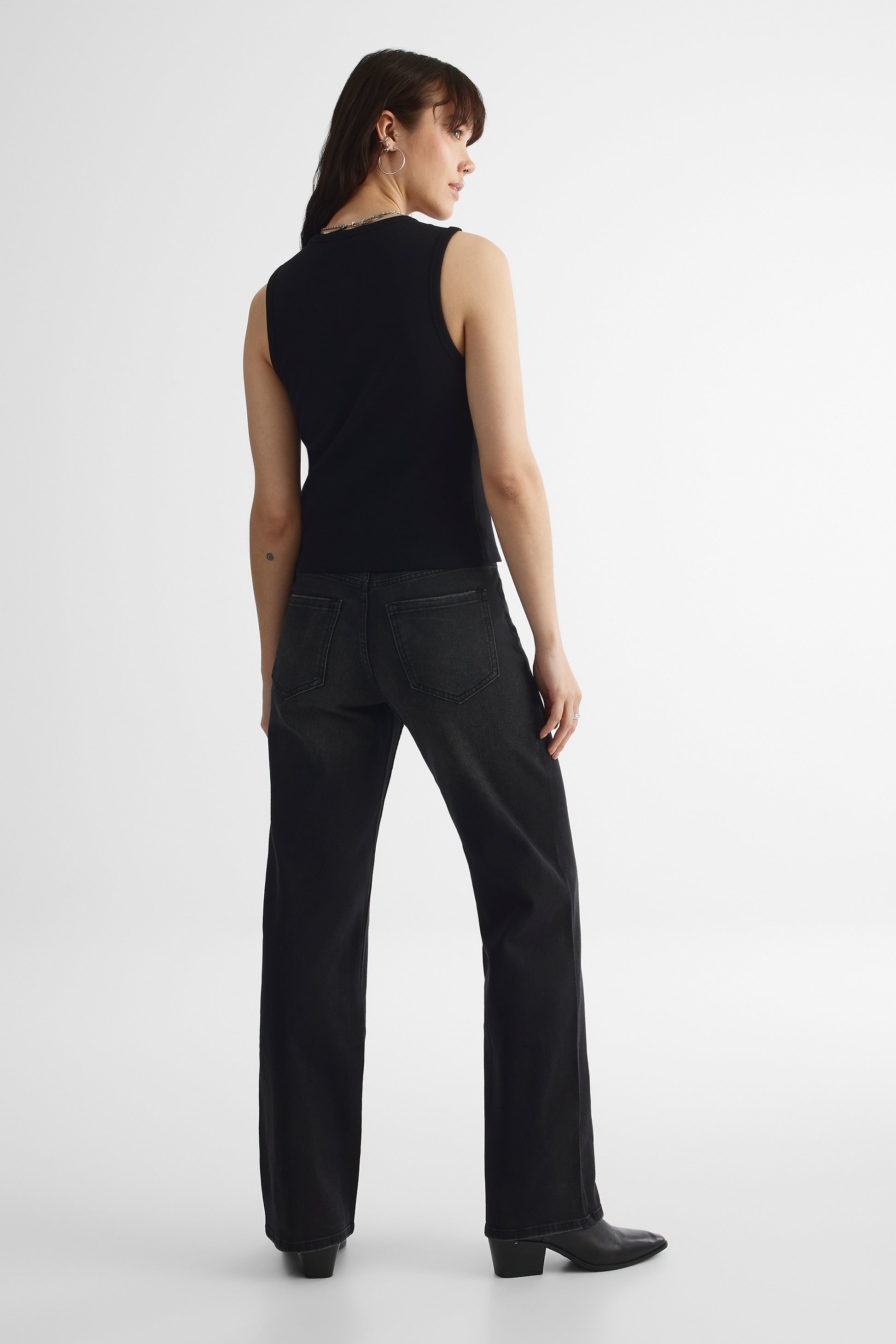 Jean denim - Ado fille && DENIM NOIR