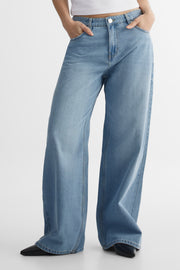 Jean denim - Ado fille && DENIM PALE