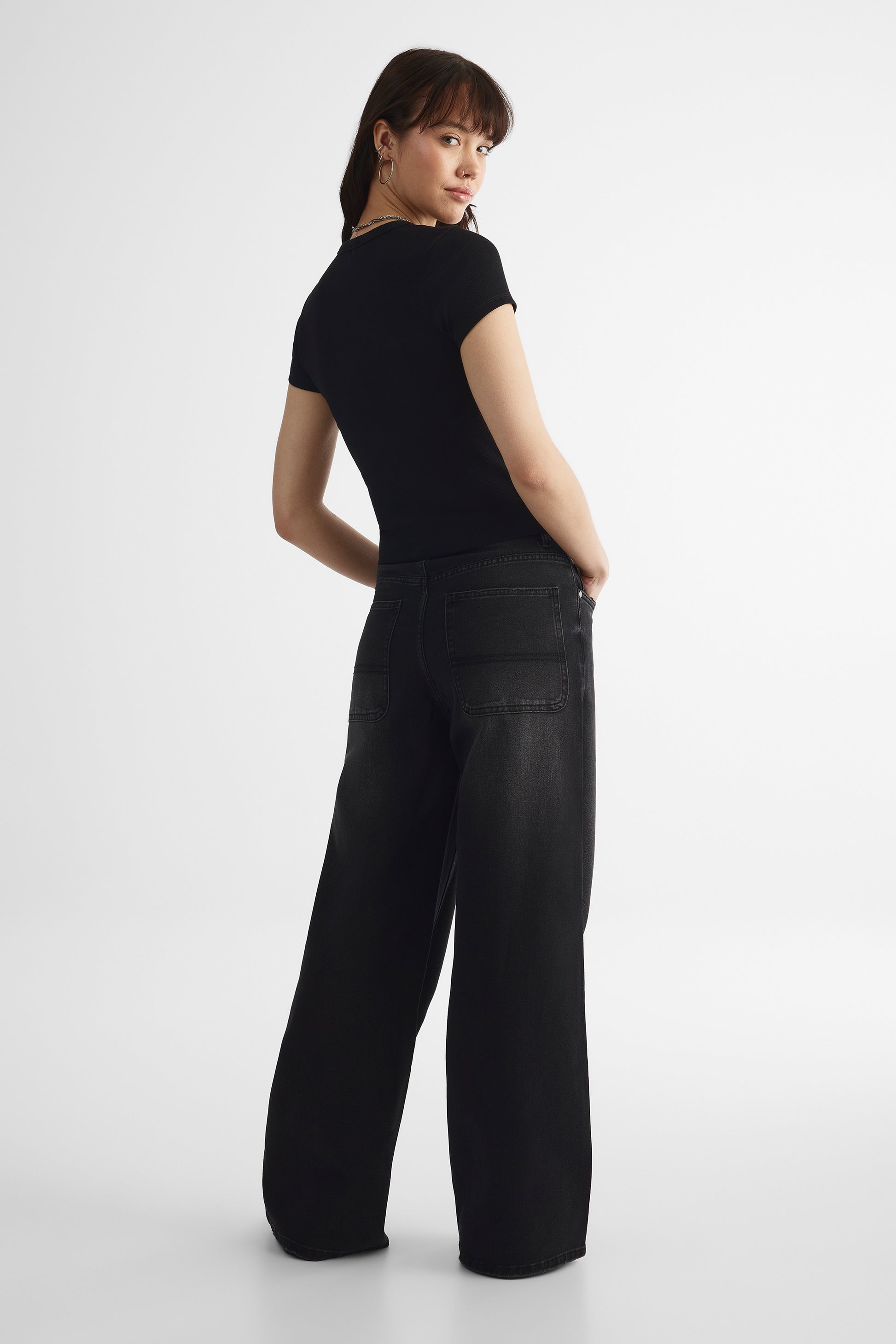 Jean denim - Ado fille && DENIM NOIR