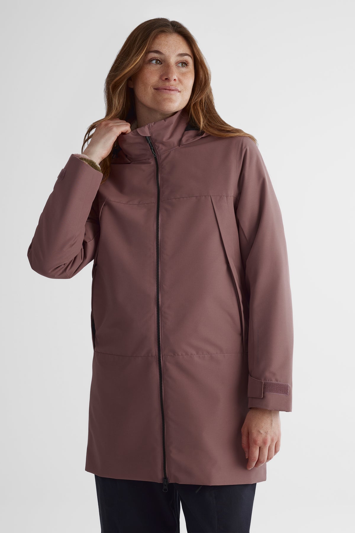 Manteau coquille - Femme && TAUPE