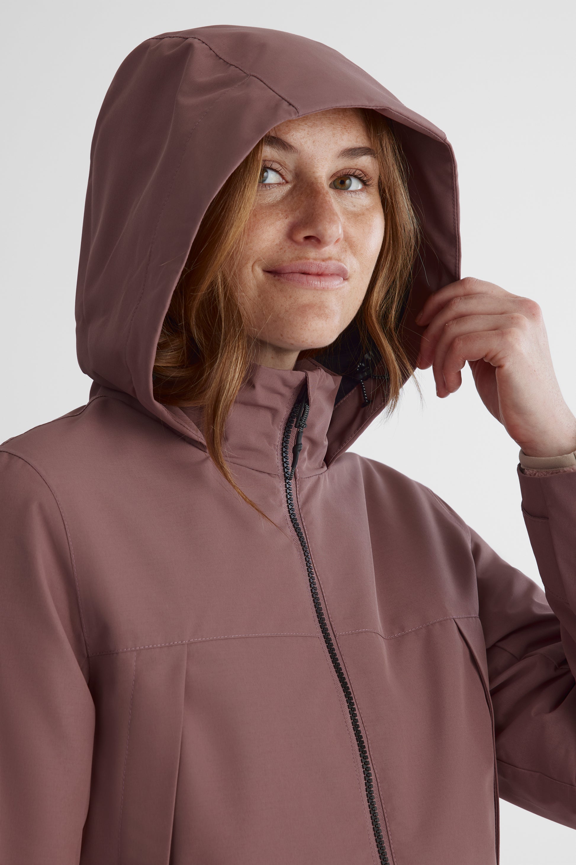 Manteau coquille - Femme && TAUPE