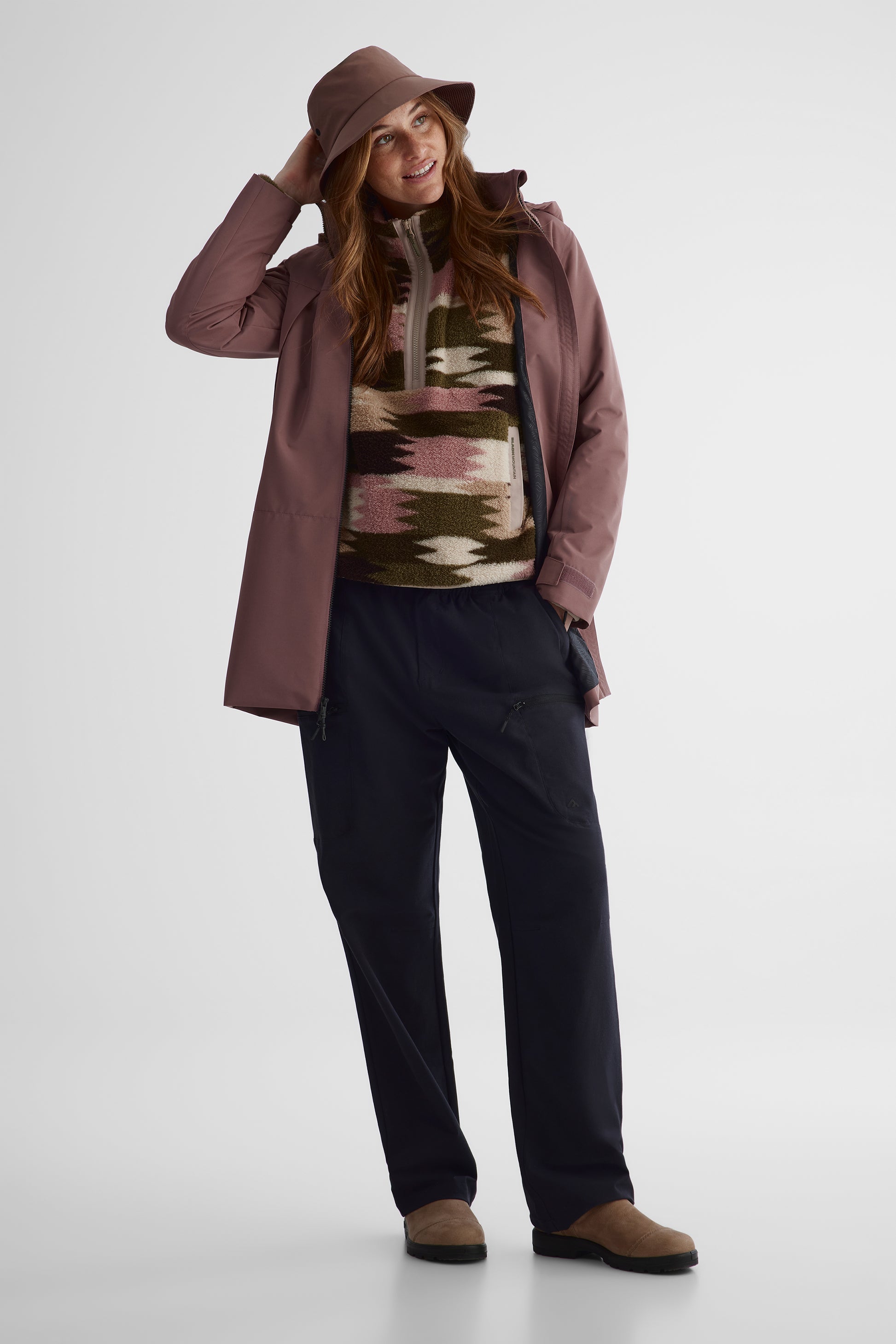 Manteau coquille - Femme && TAUPE