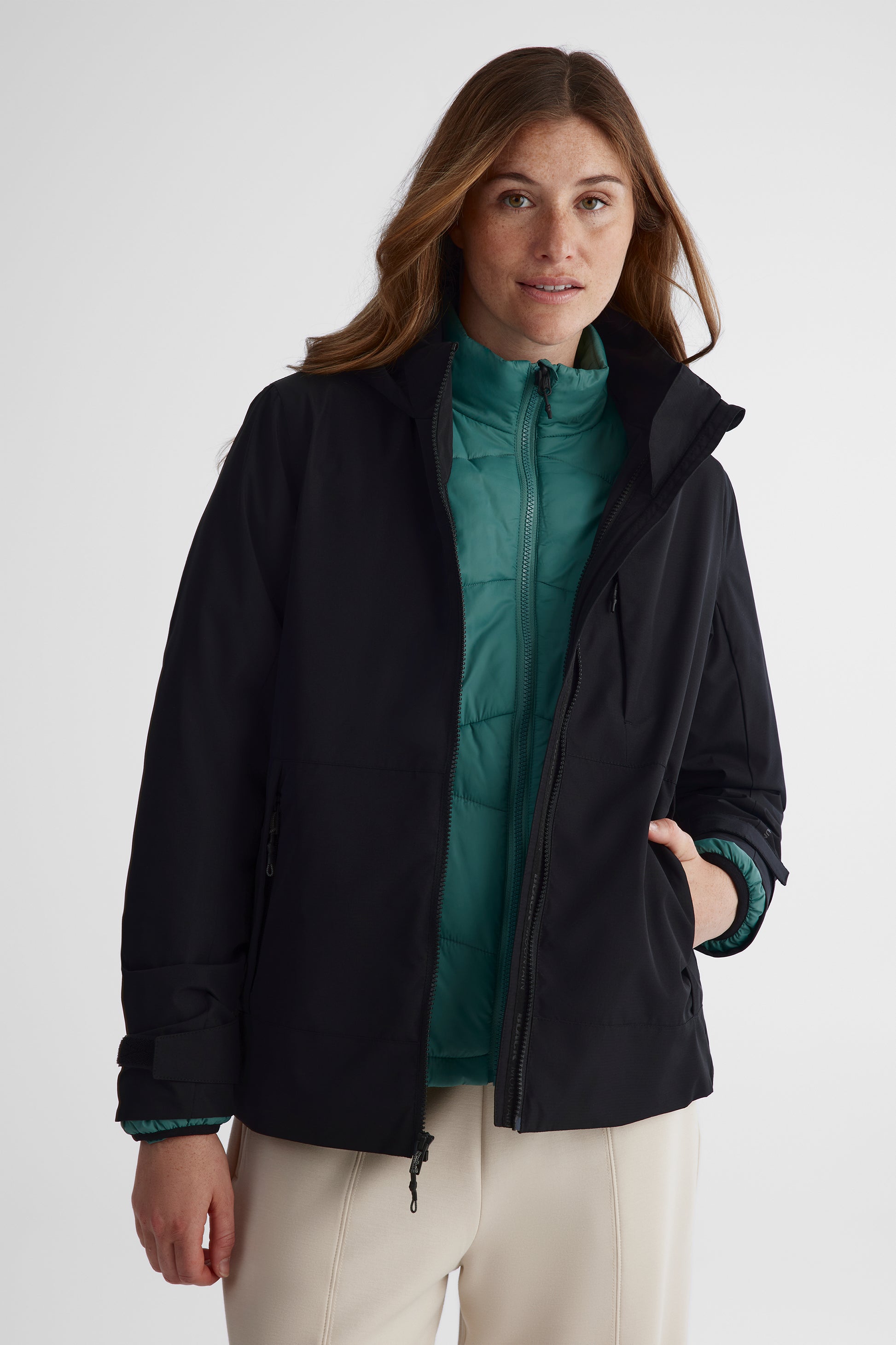 Manteau coquille - Femme && NOIR