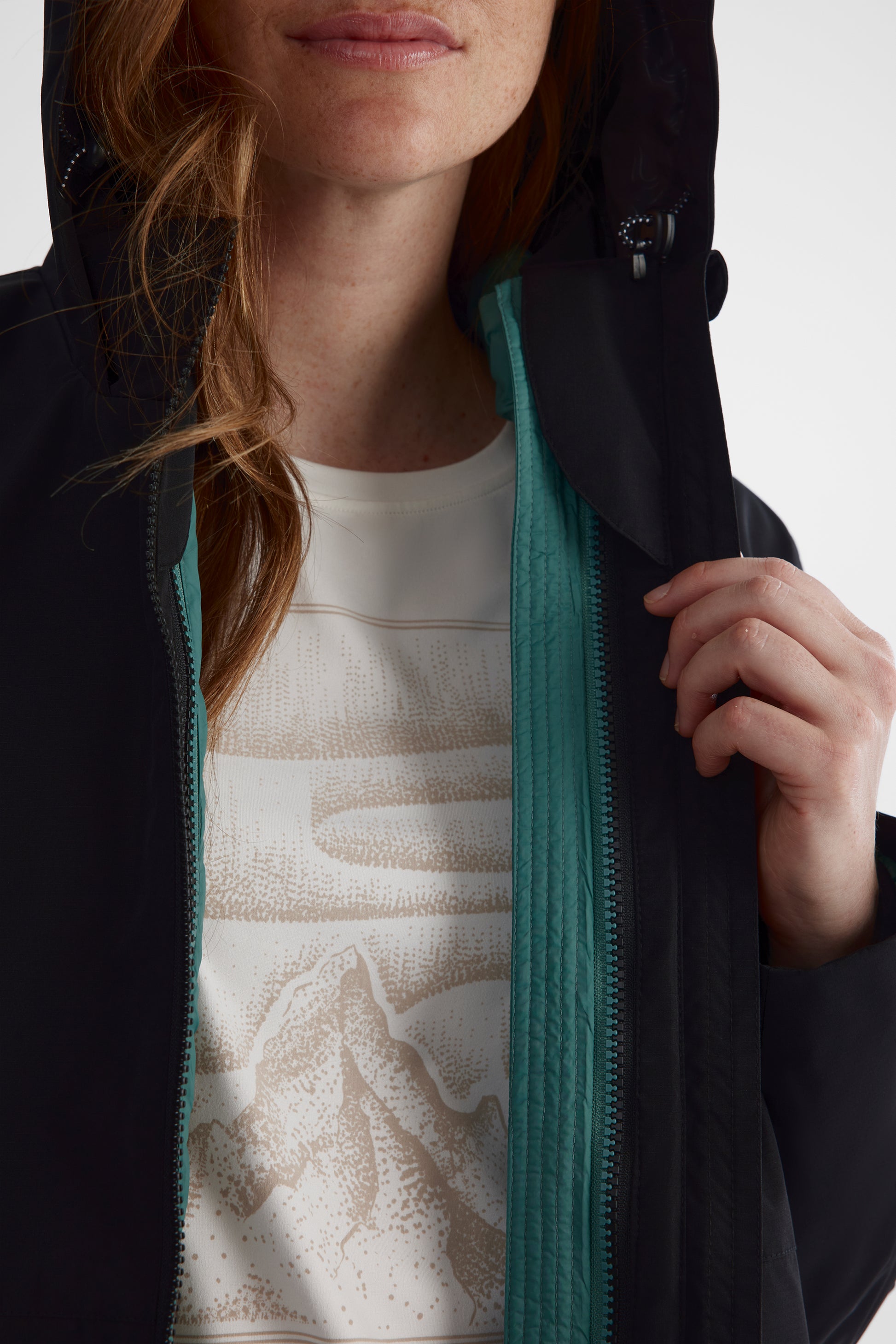 Manteau coquille - Femme && NOIR