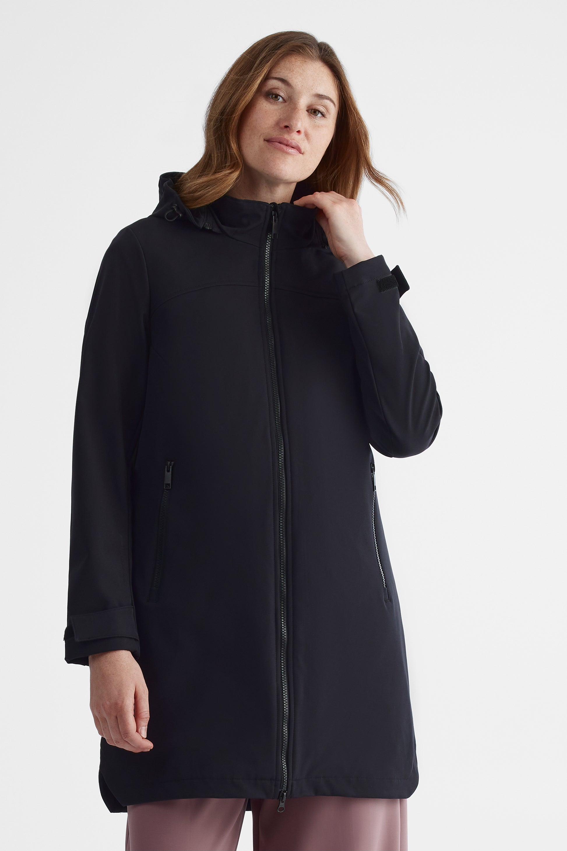 Manteau coquille - Femme && NOIR
