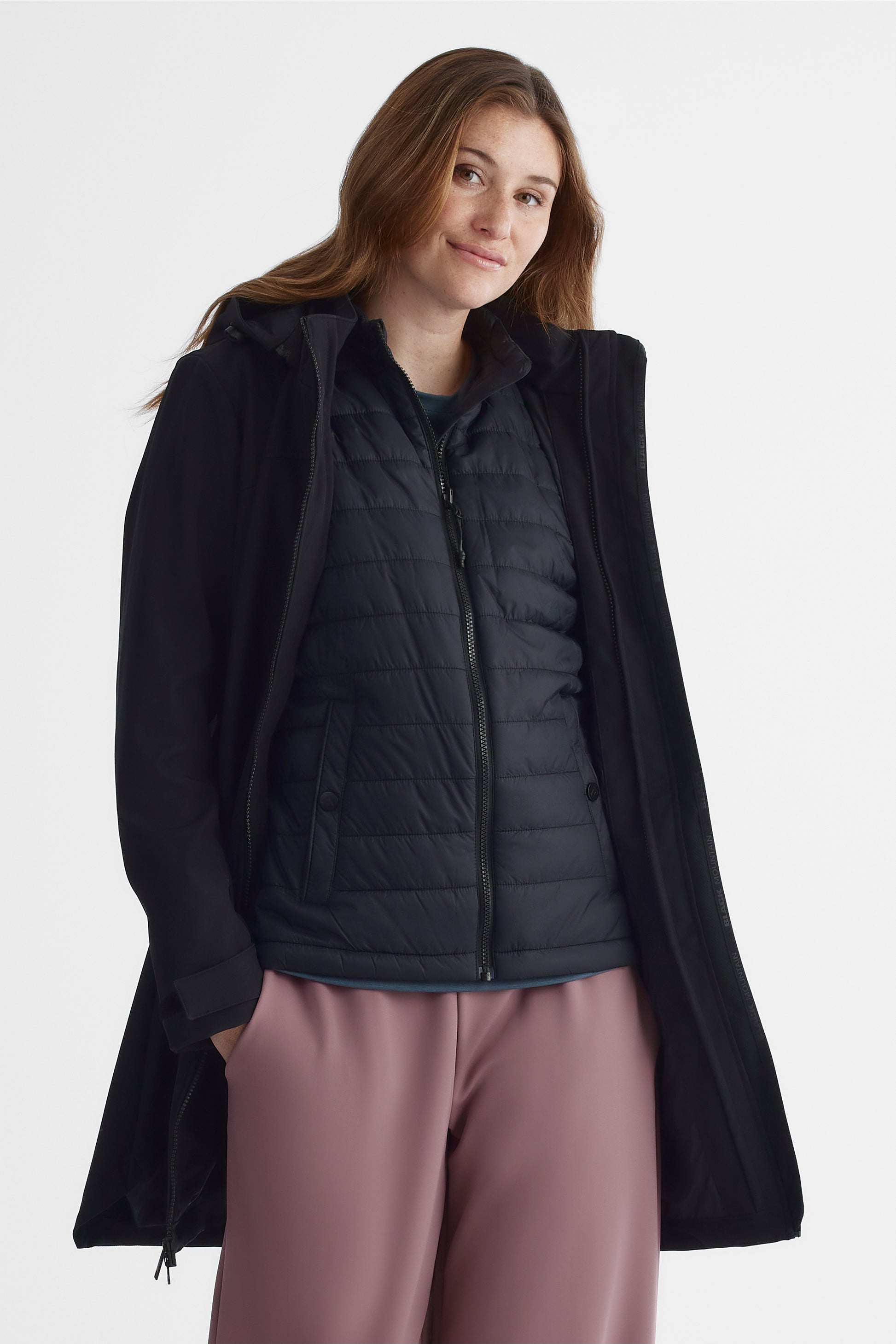 Manteau coquille - Femme && NOIR