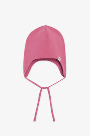 Tuque à cordon - Bébé fille && FRAMBOISE