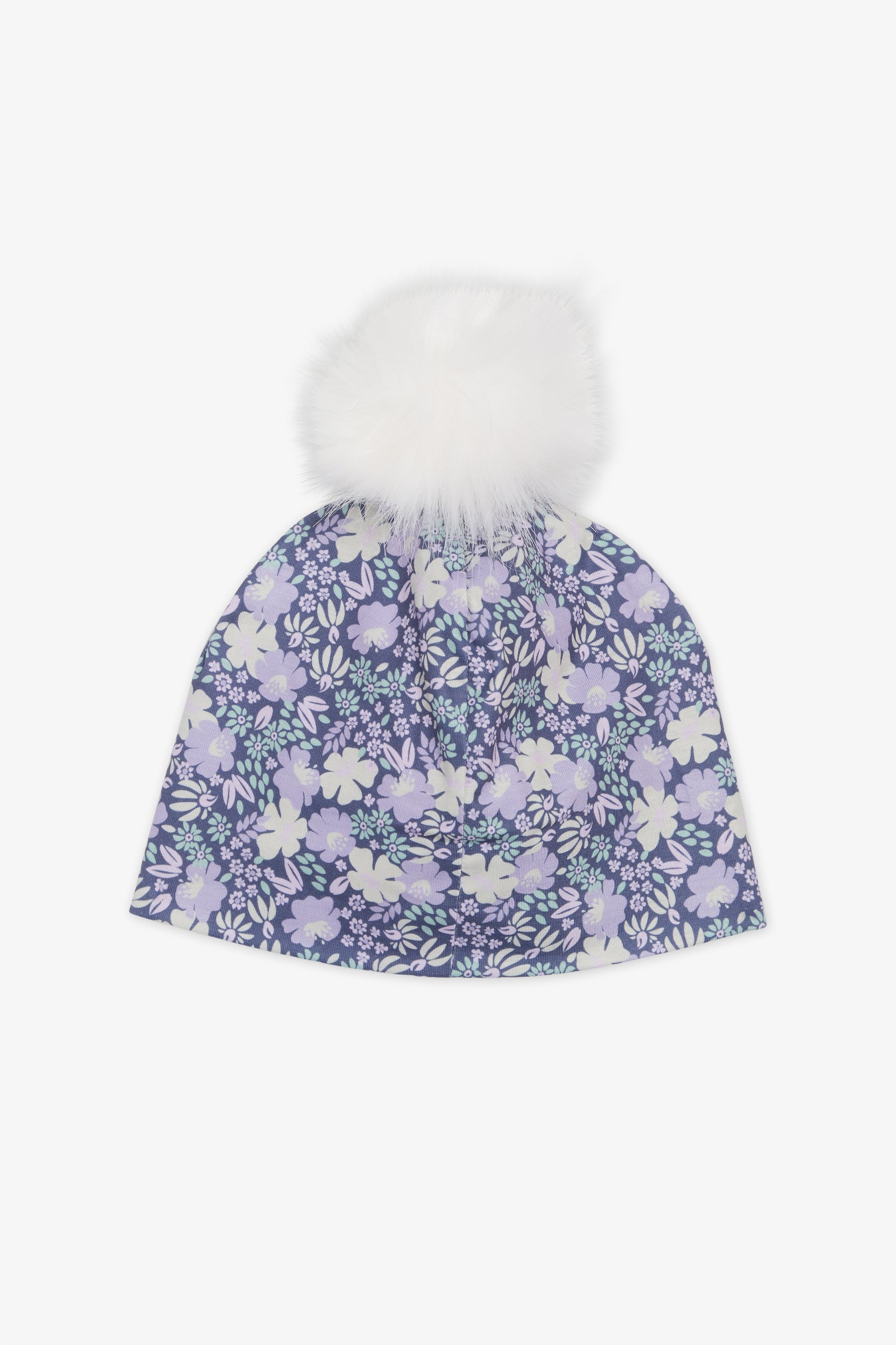Tuque cloche - Bébé fille && CHARBON/MULTI