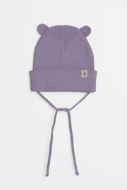 Tuque à cordon - Bébé fille && LILAS