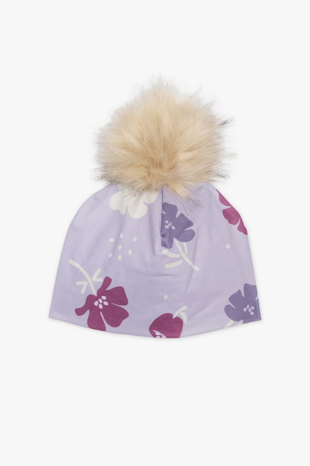 Tuque cloche - Bébé fille && LILAS MULTI