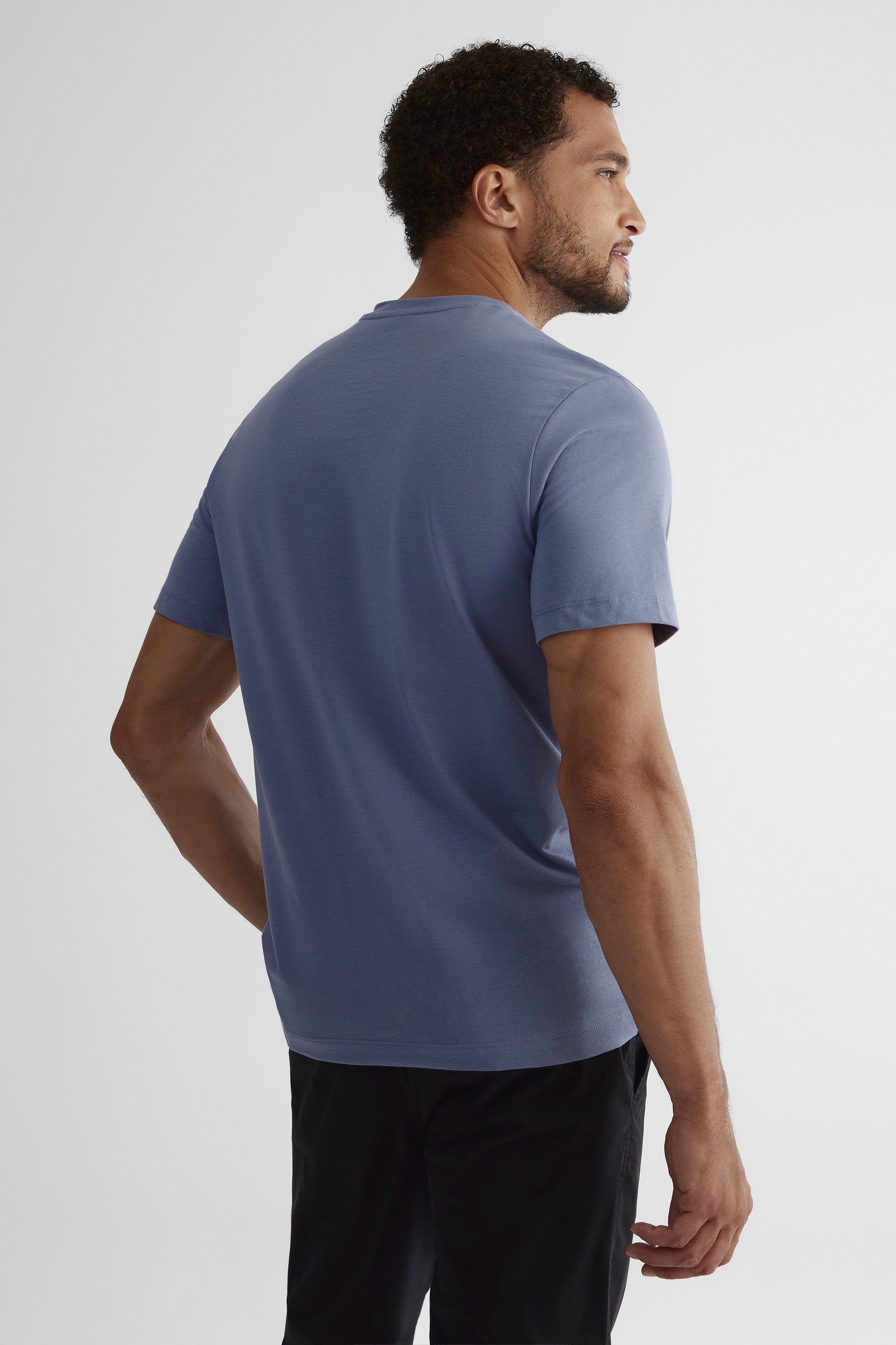 Chandail manches courtes 2/30$ - Homme && BLEU