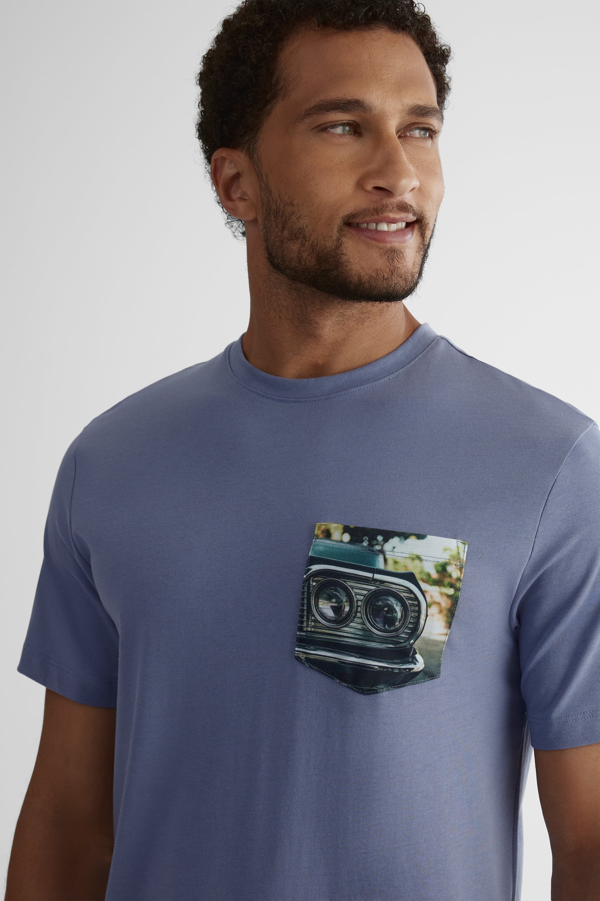Chandail manches courtes 2/30$ - Homme && BLEU