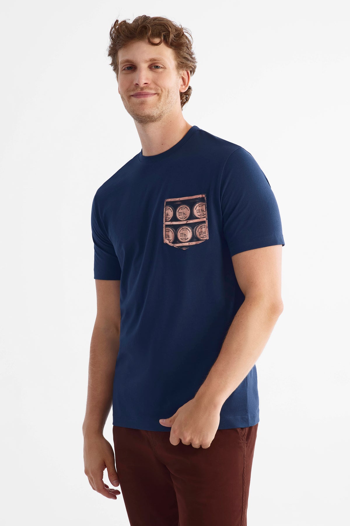 Chandail manches courtes 2/30$ - Homme && BLEU