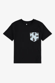 Chandail manches courtes 2/20$ - Enfant garçon && NOIR