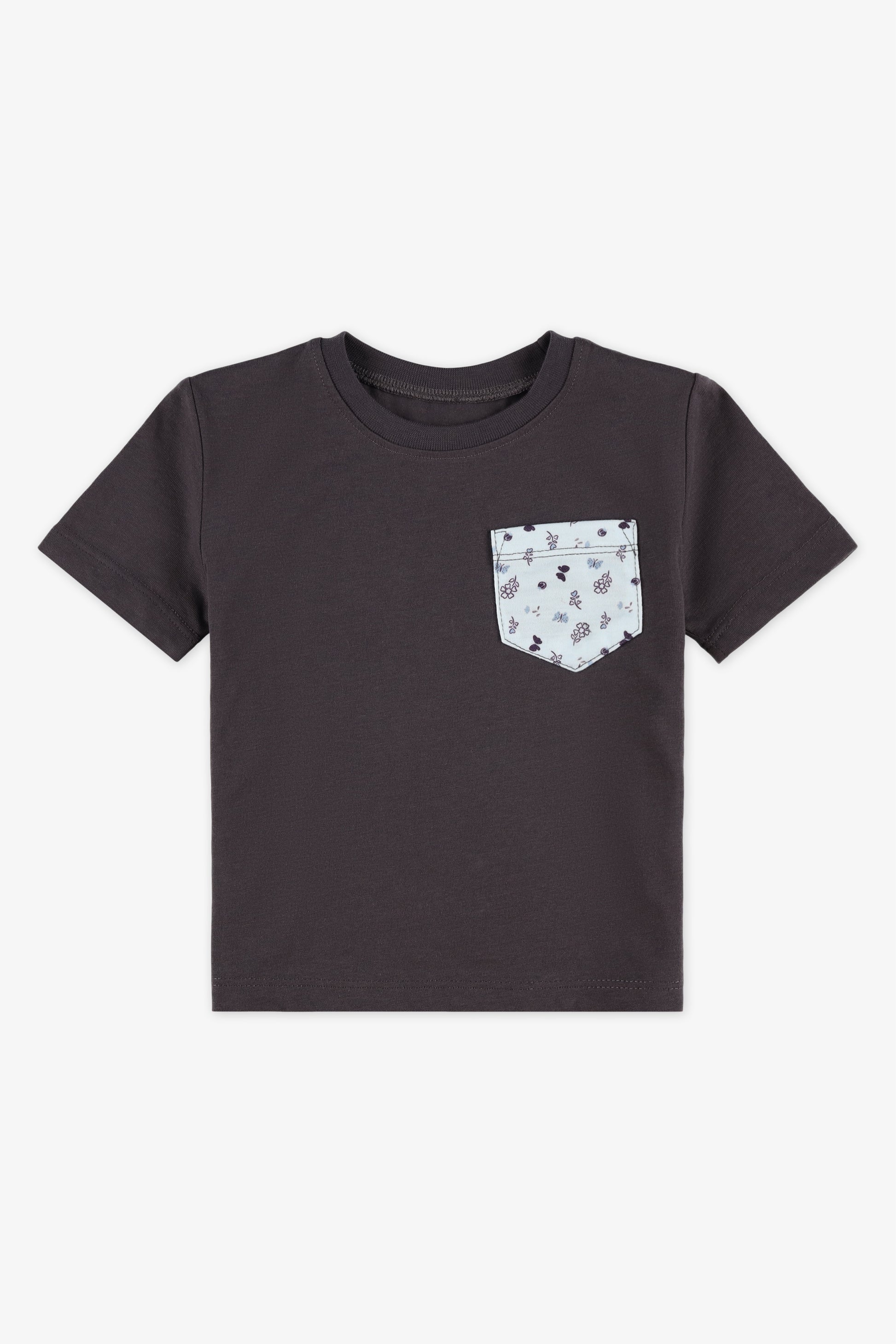 Chandail manches courtes 2/15$ - Bébé fille && CHARBON