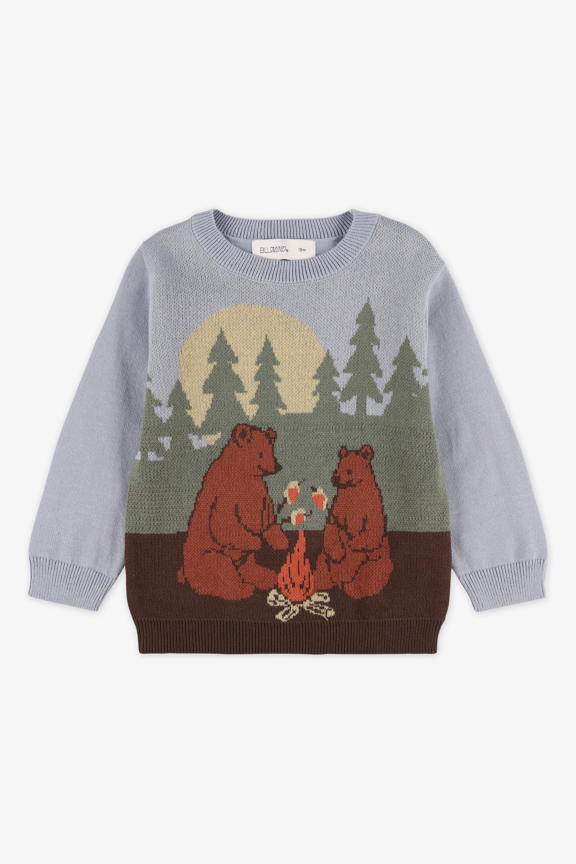 Chandail en tricot - Bébé garçon && BLEU ACIER