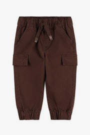 Pantalon twill - Bébé garçon && BRUN