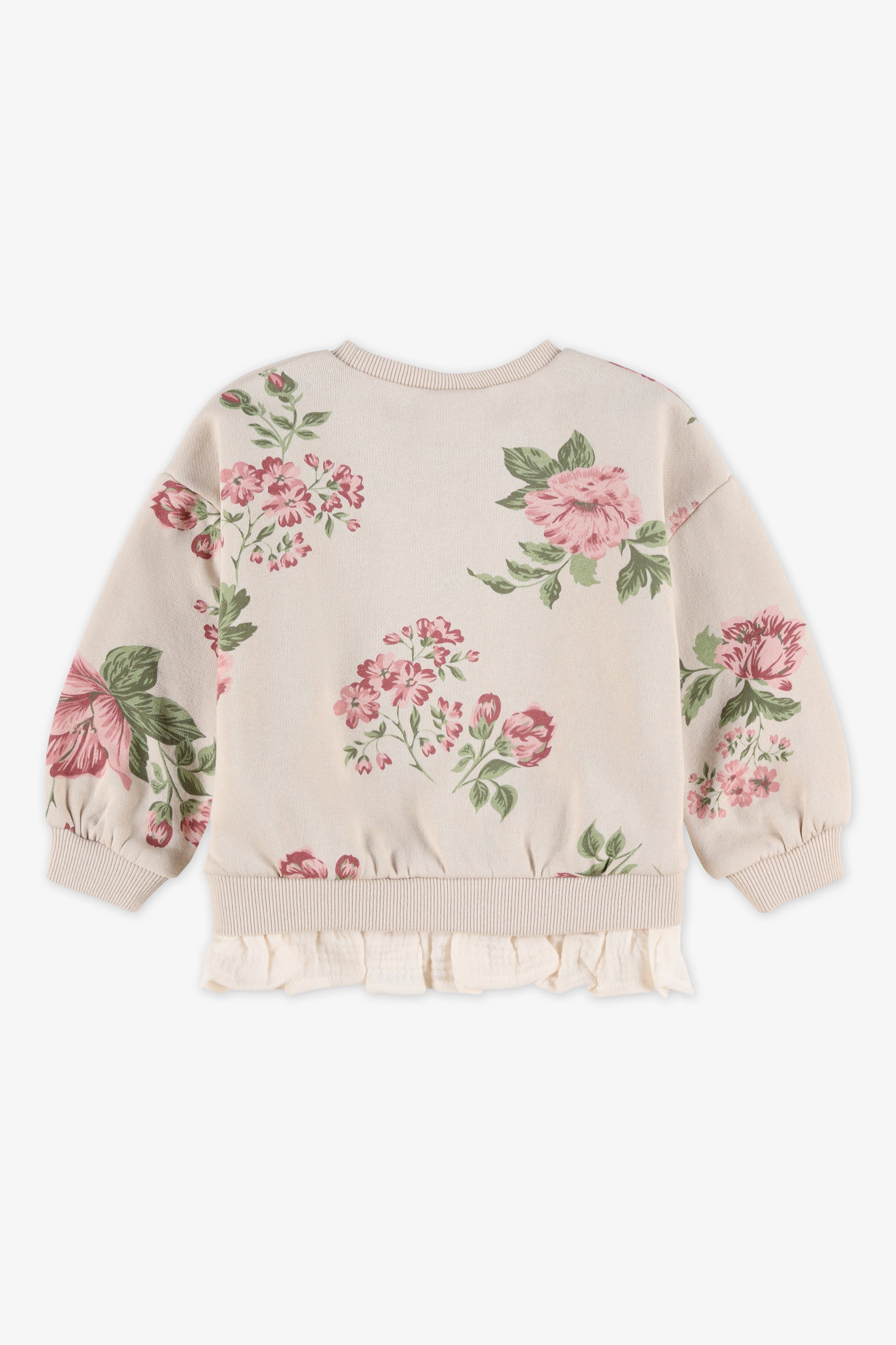 Chandail ouaté - Bébé fille && BEIGE/MULTI