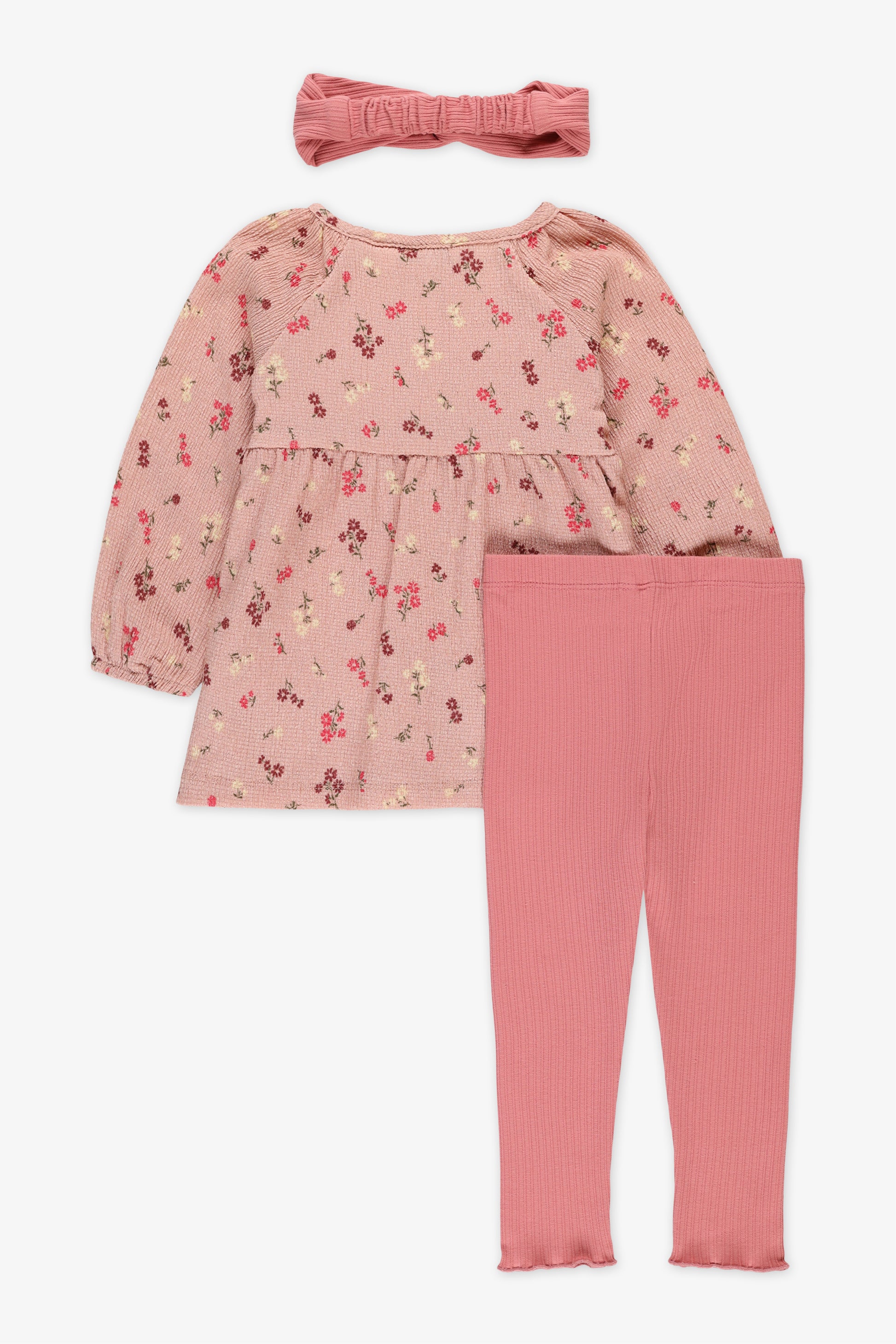 Ensemble 2 morceaux - Bébé fille && ROSE MULTI
