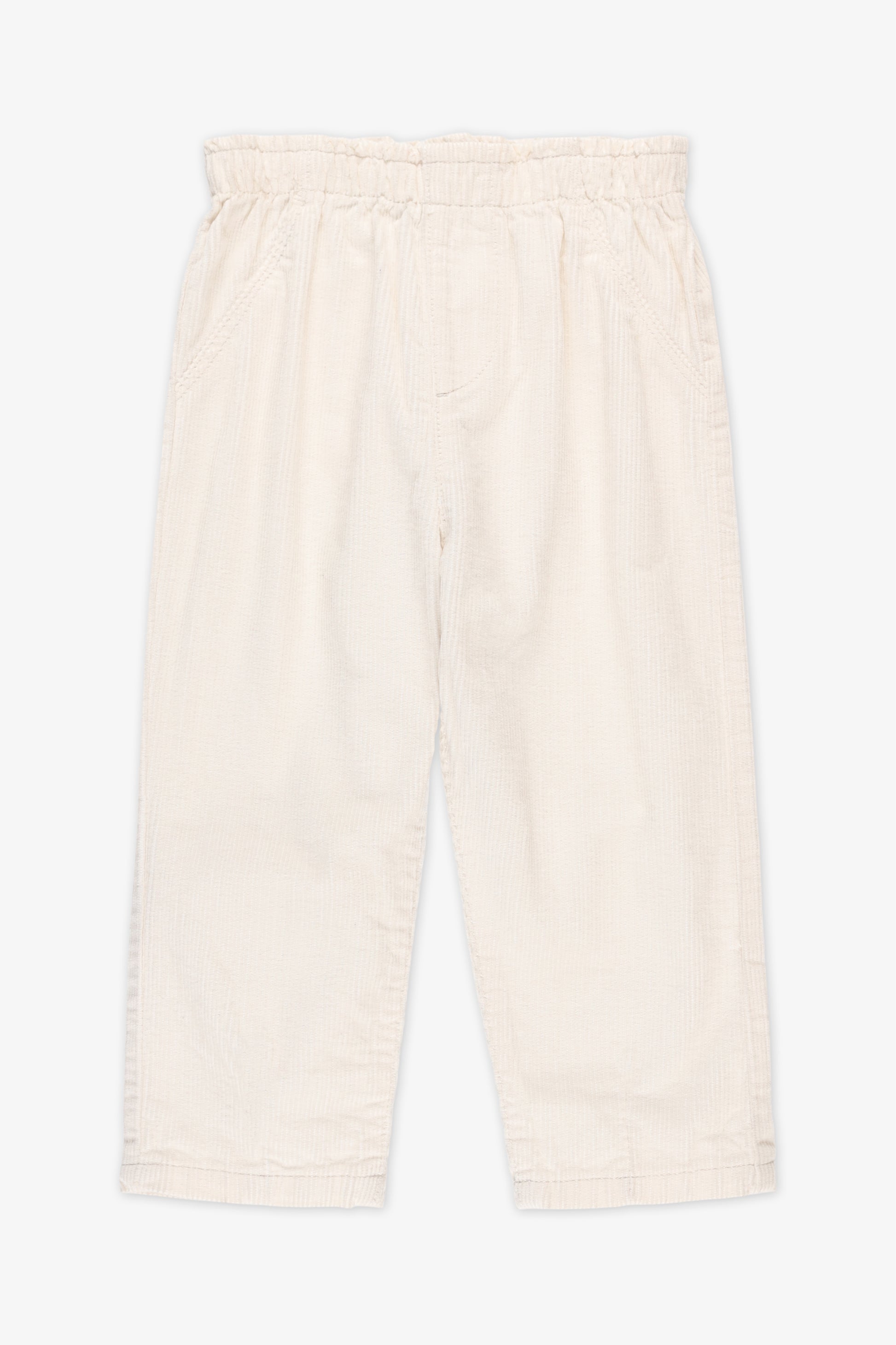 Pantalon velours côtelé velours côtelé - Bébé fille && BEIGE