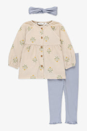 Ensemble 2 morceaux - Bébé fille && BEIGE/MULTI