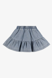 Jupe en denim - Enfant fille && DENIM PALE