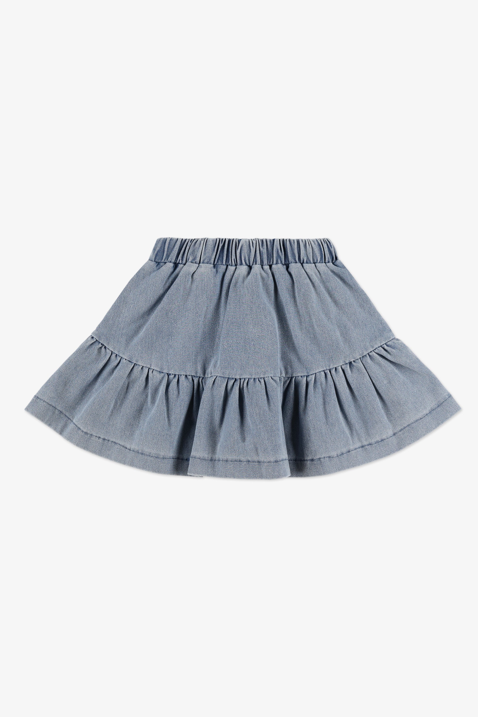 Jupe en denim - Enfant fille && DENIM PALE