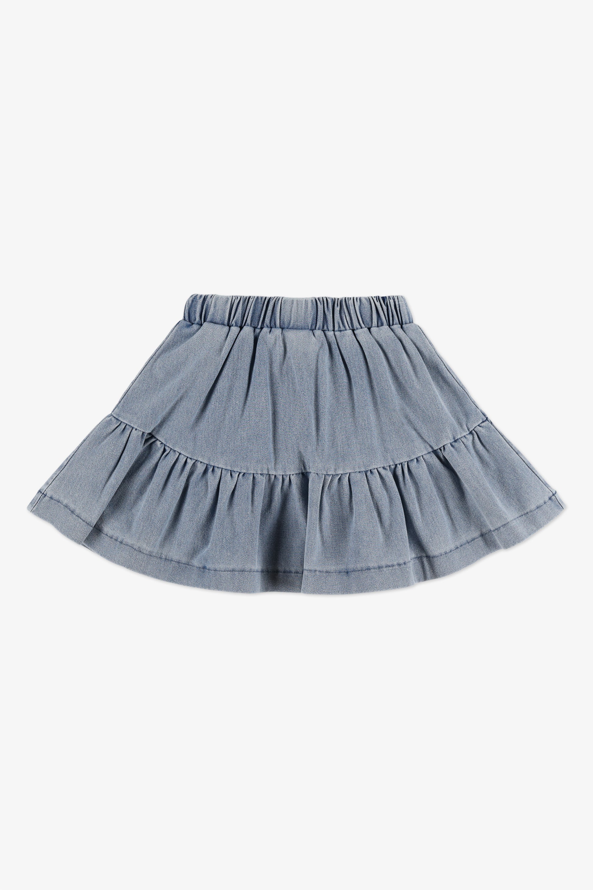 Jupe en denim - Enfant fille && DENIM PALE