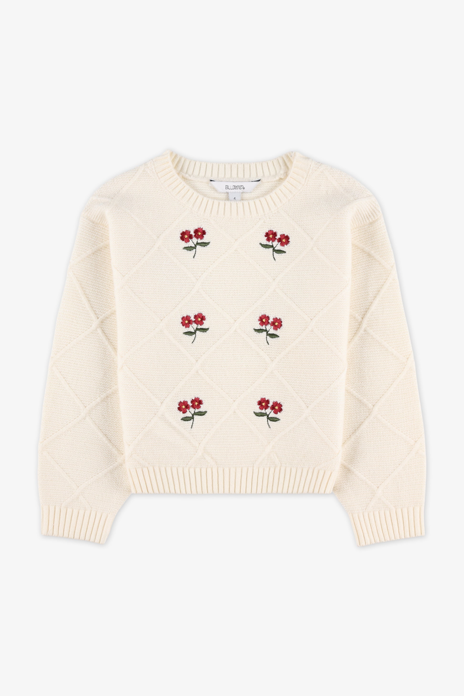 Chandail en tricot - Enfant fille && BEIGE