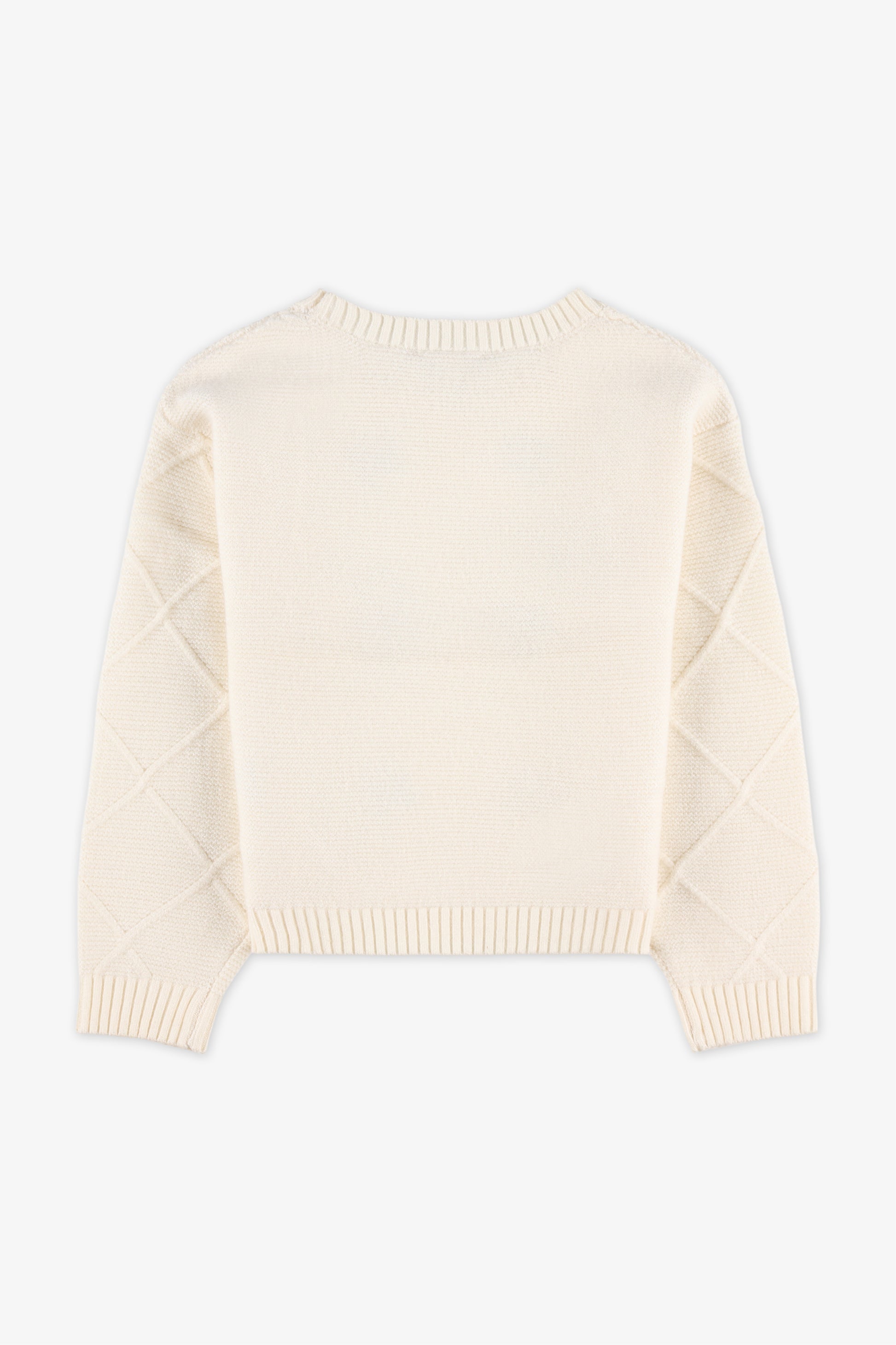 Chandail en tricot - Enfant fille && BEIGE