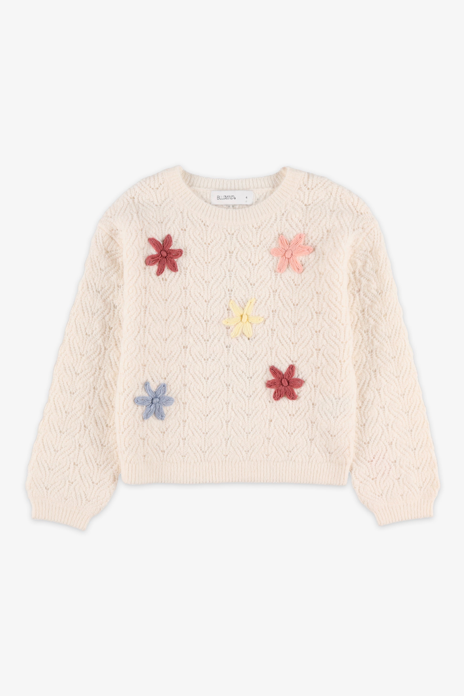 Chandail en tricot - Enfant fille && BEIGE