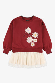 Robe - Enfant fille && BOURGOGNE