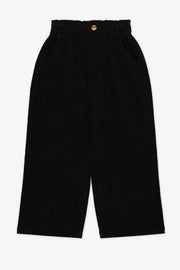 Pantalon velours côtelé velours côtelé - Enfant fille && NOIR